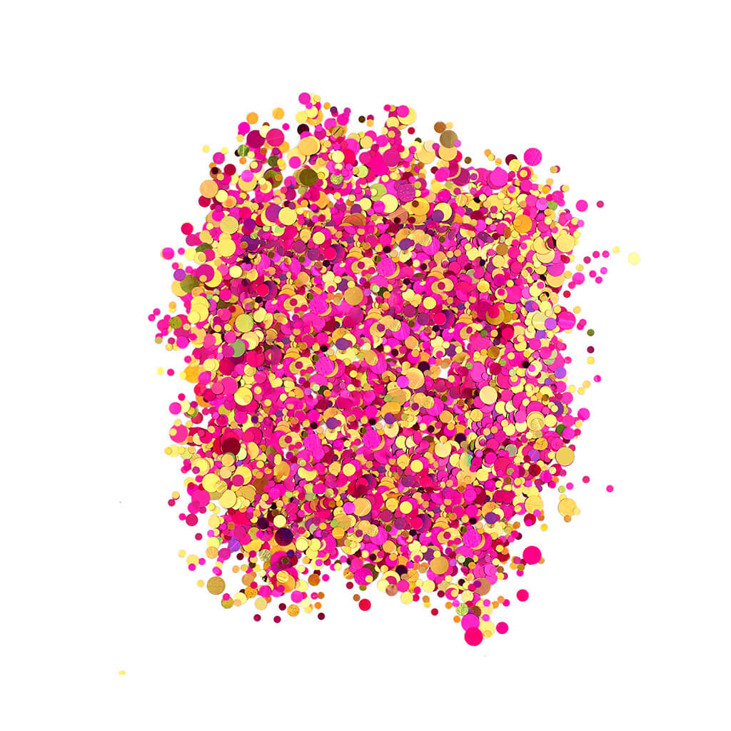 Confetti Face Glitter pink swatch - Stargazer