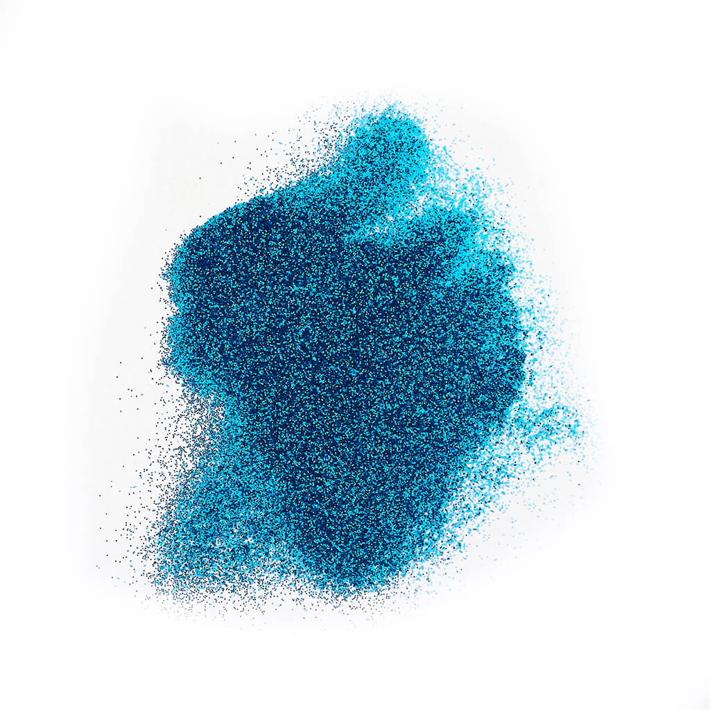 Blue Face Glitter Shaker