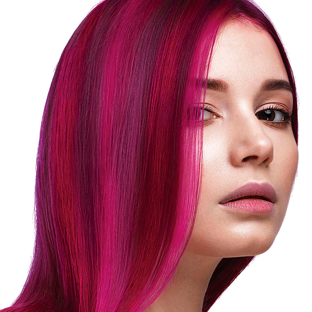 Stargazer Yummy Hair Colour Strips Kit - Pink Ombre Model