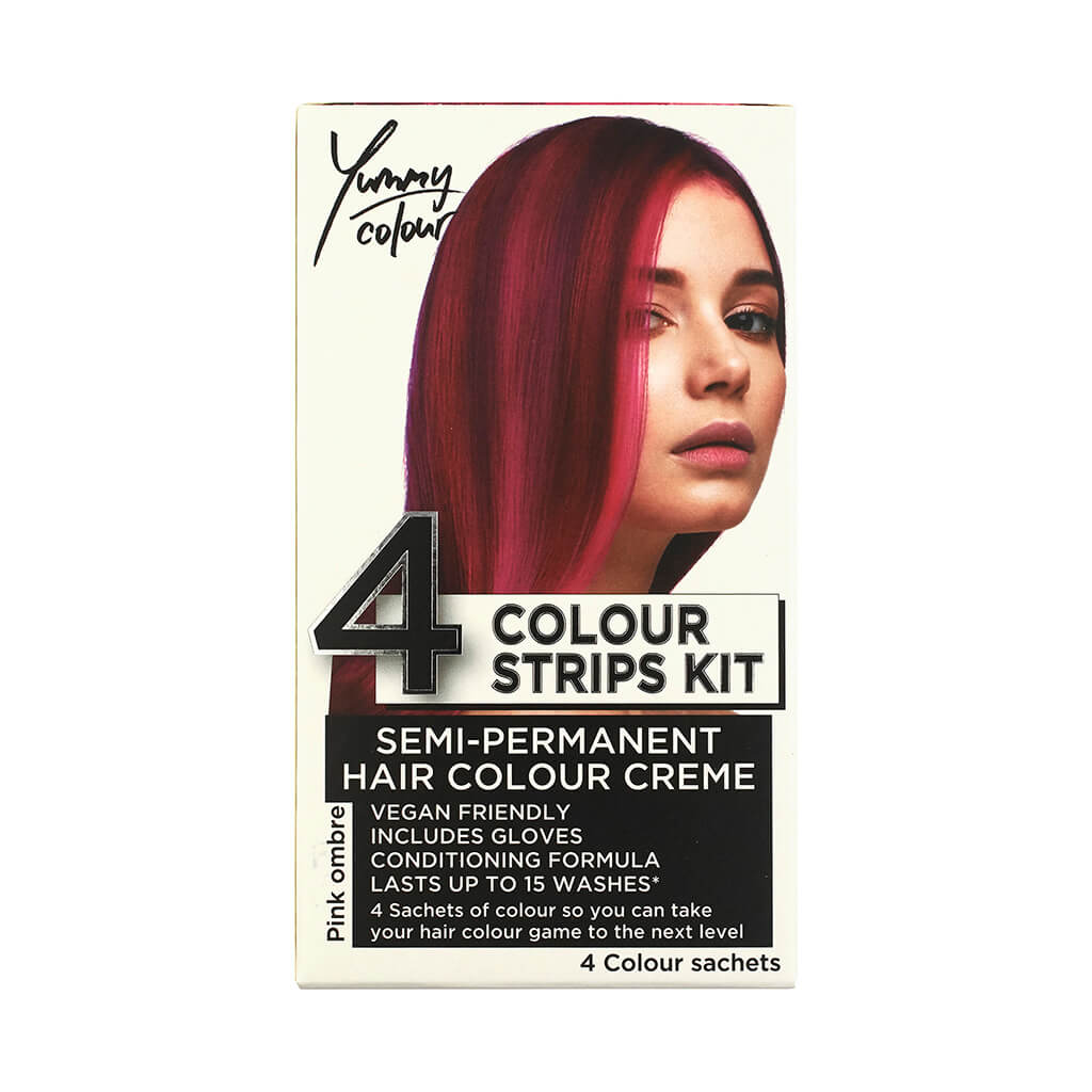 Stargazer Yummy Hair Colour Strips Kit - Pink Ombre Box